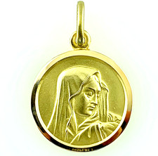 CIONDOLO ORO 18 KT MEDAGLIA
