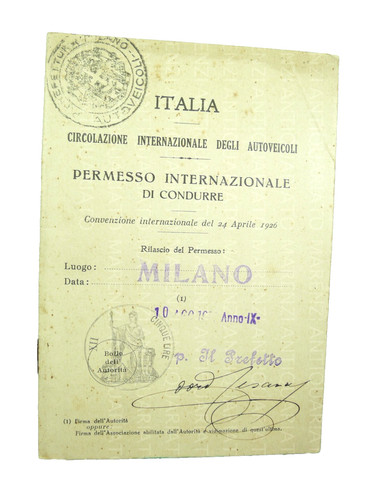 Vecchio documento tessera - vecchio,