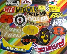 Adesivo motocross vintage anni