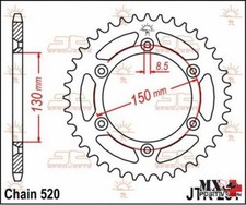 CORONA ACCIAIO YAMAHA WR 450 F