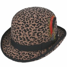 Cappello Bowler 100% Lana