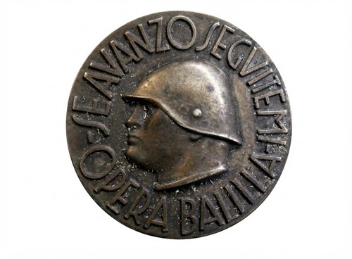 Spilla mussolini wwii opera - mussolini,