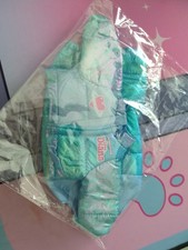 Completo puffer blu per