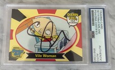 Seth Macfarlane firmato Inkworks Family Guy Stewie Griffin carta Psa incapsulata 
