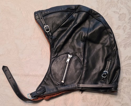 Casco volante aviatore pelle