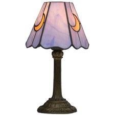 Tiffany Lamp - Pink Blue Moon