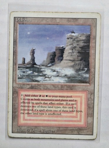 Mtg 1994 plateau dual - mtg, land