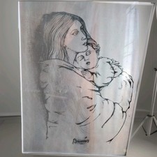 Quadro cornice + dipinto su