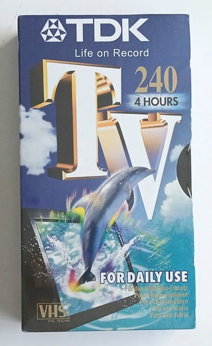 Tdk cassette vhs 240 - 240, min