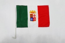 BANDIERA PER AUTO ITALIA MARINA MILITARE 45x30cm - BANDIERINA DA AUTO ITALIANA N