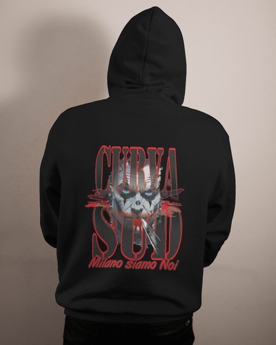 Felpa unisex colore nero - unisex,