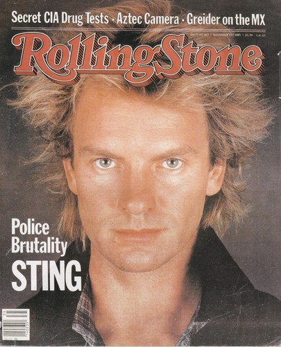 Sting rolling stone - sting,, cover