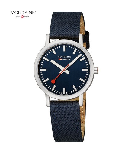 Mondaine classic blu 36mm - mondaine,