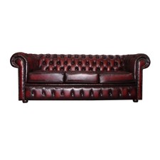  Divano Chesterfield In Pelle