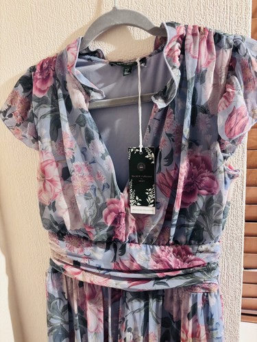Maxi abito blu floreale next - maxi,