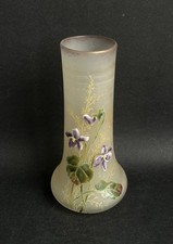 Ancien vase art nouveau verre