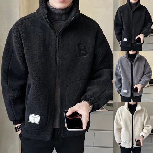 Giacca uomo calda - pelle, di