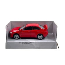 Modellino Auto Kinsmart 1/32 Mitsubishi Lancer Evolution X Red