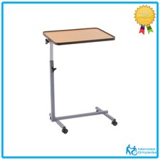 TAVOLO LETTO CON RUOTE PIANO INCLINABILE TAVOLINO SERVITORE REGOLABILE ALTEZZA