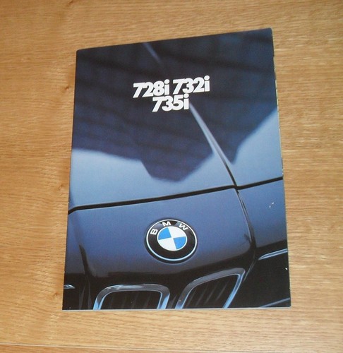 Brochure bmw serie e23 728i - bmw, 7