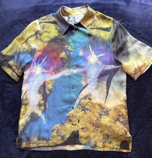 Camicia taglia 42 LOEWE x STUDIO GHIBLI Howl's Moving Castle cielo magico stampa seta