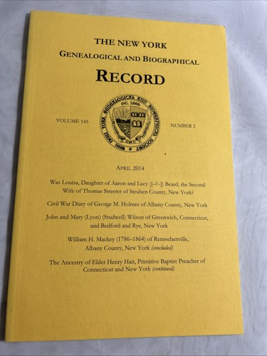 The new york - genealogical, and