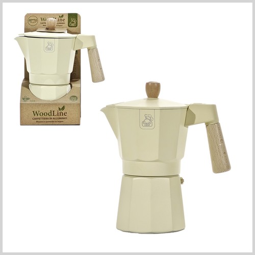 Caffettiera moka alluminio - caffettiera, 6