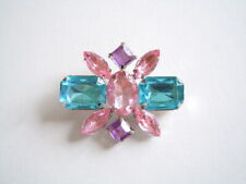 Spilla Pietre Artificiali Rosa