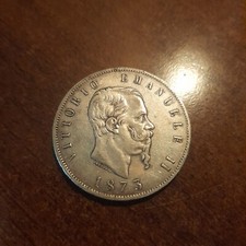 VITTORIO EMANUELE II - 5 Lire