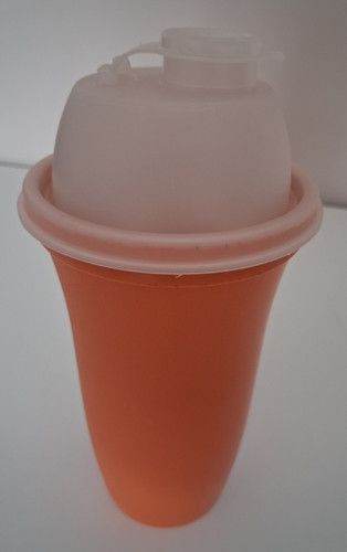 Vintage tupperware orange cup - orange,