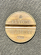 GETTONE TELEFONICO RARO SERIE 7709 CON SEGNO ZECCA CMM