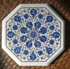 Tavolino laterale marmo - laterale, 12"