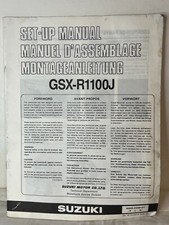 Suzuki GSX-R1100J Istruzioni Preparazione Setup Manuale montaggio officina 1987