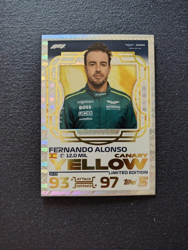 Topps turbo attax 2024 alonso - turbo,