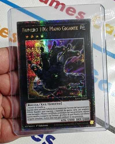 Numero 106 mano gigante - numero, 106: