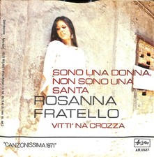 Rosanna Fratello - Sono Una