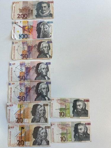 Banconote slovenia pezzi - pezzi,