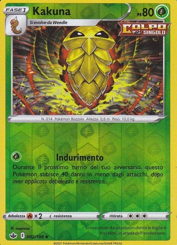 Carta pokemon kakuna - pokemon,