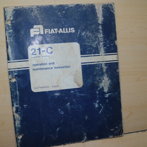 Fiat allis 21c - allis, trattore