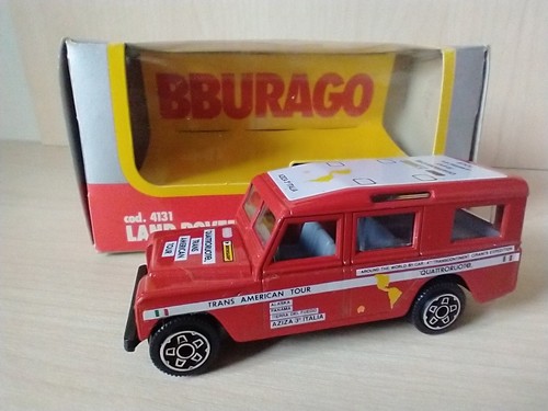 Burago land rover aziza - land,