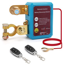 Stacca Batteria 12V per Auto Con Telecomando, 240A Remoto Antifurto Auto Stacca 