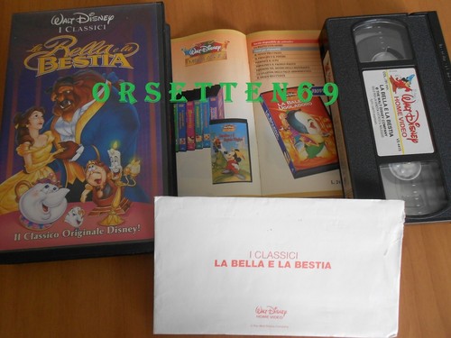 Vhs bella la bestia - e,