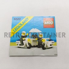 Lego Vintage Istruzioni Instructions Set 6522 - Highway Patrol (1987)