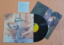 LP + Inner Testi + Inserto AIDS MADONNA - LIKE A PRAYER 1a Stampa Europea 3/1989