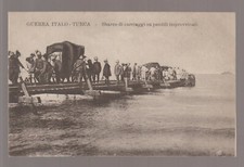 GUERRA ITALO TURCA CARTOLINA