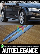 SPOILER MINIGONNE LATERALI S3 SLINE AUDI A3 8V 3 PORTE 2012-2019 TUNING