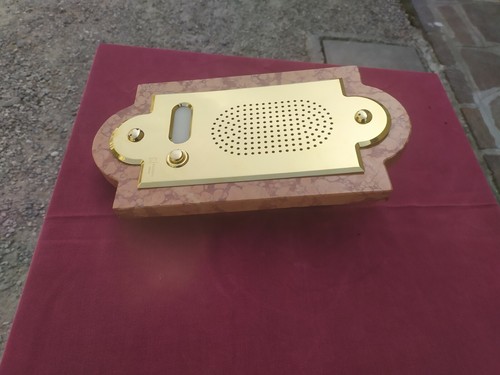 Pulsantiera citofono ottone - pulsantiera,