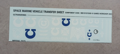 Ultramarine véhicule transfer - ultramarine,