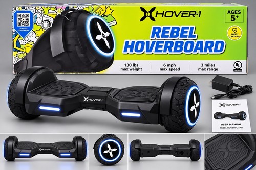 Hover rebel hoverboard black - hover-1,