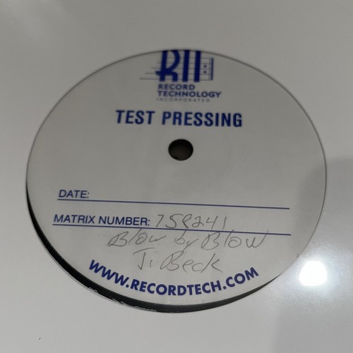 Test pressing jeff beck - test, –